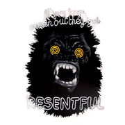 Guerrilla Girls Women Get Resentful neon light
